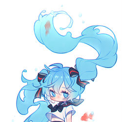 This is a pixiv picture whose title is ボトルミクちゃん.