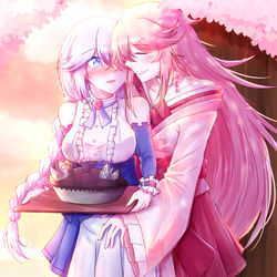 This is a pixiv picture whose title is Romantic Horror.