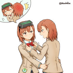 This is a pixiv picture whose title is 御坂姉妹.