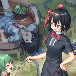 This is a pixiv picture whose title is あついぬぇ～.