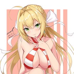 This is a pixiv picture whose title is ∨.
