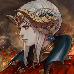 This is a pixiv picture whose title is エーデルガルド.