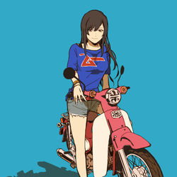 This is a pixiv picture whose title is 夏美さん.