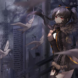 This is a pixiv picture whose title is Soulworker IrisYuma Login illust.