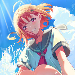 This is a pixiv picture whose title is 千歌ちゃん誕.