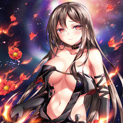 This is a pixiv picture whose title is C96新刊表紙②虞美人.