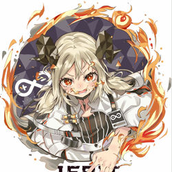 This is a pixiv picture whose title is ifrit.