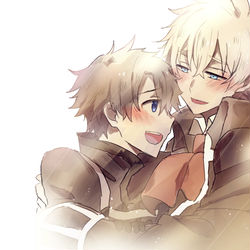 This is a pixiv picture whose title is 【腐】サンぐだ♂まとめ【FGO】（女装ぐだおくんあり）.