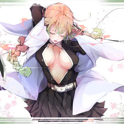 This is a pixiv picture whose title is 恋柱.