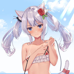 This is a pixiv picture whose title is 夏コミ表紙.