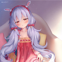 This is a pixiv picture whose title is ゆうわくうさぎ.