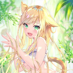 This is a pixiv picture whose title is 暑い(*´﹃｀*).