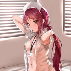 This is a pixiv picture whose title is ナース梨子.