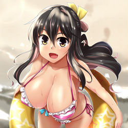 This is a pixiv picture whose title is 浮輪長波サマ。.
