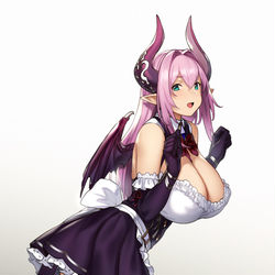 This is a pixiv picture whose title is サキュバスメイド.