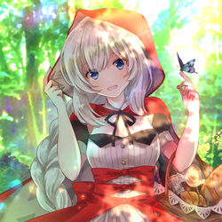 This is a pixiv picture whose title is 「お祖母様のお家はこっちかしら？」.
