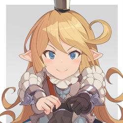 This is a pixiv picture whose title is 『高潔の証』.