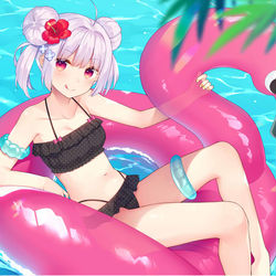 This is a pixiv picture whose title is フラミンゴ.