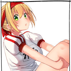 This is a pixiv picture whose title is 体操服ネロ.