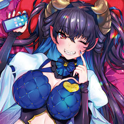 This is a pixiv picture whose title is 悪魔ッ娘.