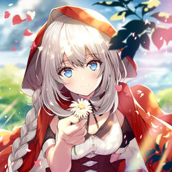 This is a pixiv picture whose title is 赤ずきんマリーちゃん.