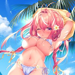 This is a pixiv picture whose title is ぽよぽよ.