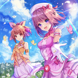 This is a pixiv picture whose title is 纯白魔女.