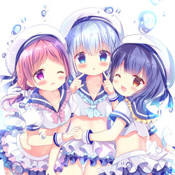 This is a pixiv picture whose title is マリンチマメ隊！.