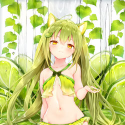 This is a pixiv picture whose title is 💚  lime water 💚.