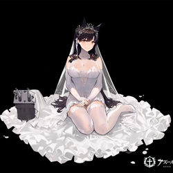 This is a pixiv picture whose title is 愛宕 花嫁.