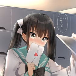This is a pixiv picture whose title is ラブレター.