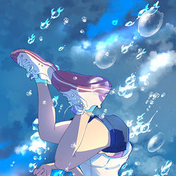 This is a pixiv picture whose title is 天気の子.