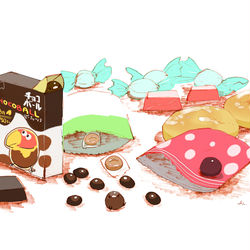 This is a pixiv picture whose title is おやつの日.