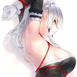 This is a pixiv picture whose title is 😐.
