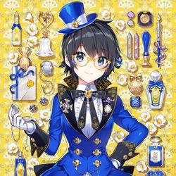 This is a pixiv picture whose title is 青2019.