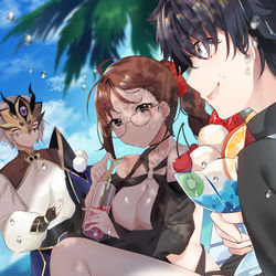 This is a pixiv picture whose title is 祭装虞美人.