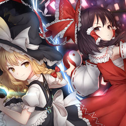 This is a pixiv picture whose title is 永夜の報い.
