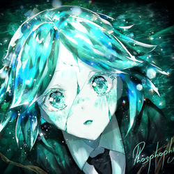This is a pixiv picture whose title is Phosphophyllite.