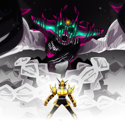 This is a pixiv picture whose title is 切り開け.
