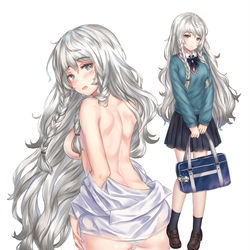 This is a pixiv picture whose title is JK初雪❤.