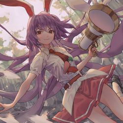 This is a pixiv picture whose title is うどんげ.