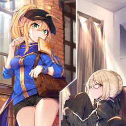 This is a pixiv picture whose title is Yokkora/FGO.