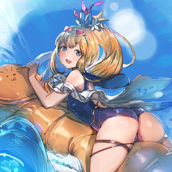 This is a pixiv picture whose title is 水着カリオストロ.