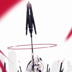 This is a pixiv picture whose title is 武器娘.