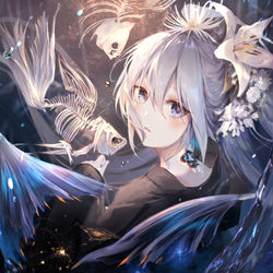 This is a pixiv picture whose title is 𓆡 ⋆.