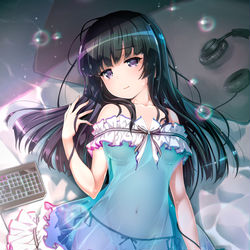 This is a pixiv picture whose title is 白金燐子.