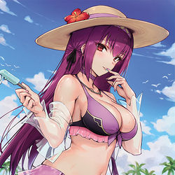 This is a pixiv picture whose title is スカディ.