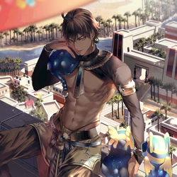 This is a pixiv picture whose title is オジマンディアス.