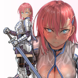 This is a pixiv picture whose title is おんなけんし.