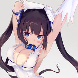This is a pixiv picture whose title is ヘスティアさま.